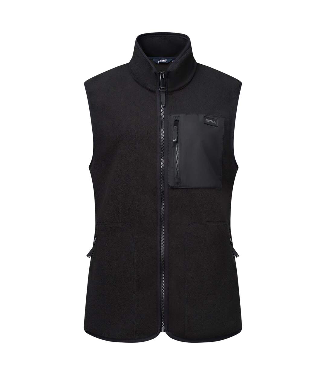 Womens/ladies Frankie Microfleece Body Warmer Black Regatta-2
