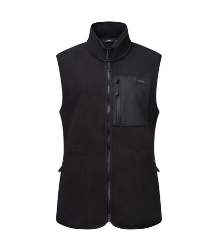 Womens/ladies Frankie Microfleece Body Warmer Black Regatta