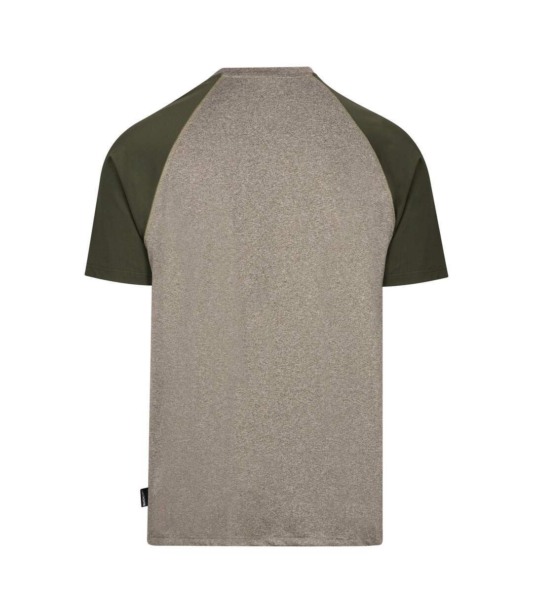 Mens fullmer mountain t-shirt marshland marl Trespass-2