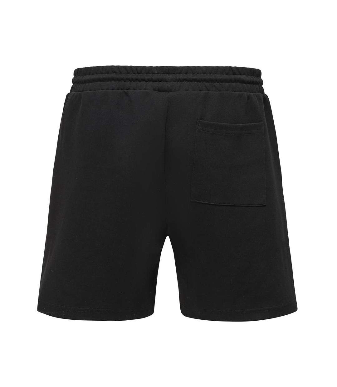 Short noir homme only & sons onsdane airflex loose-2