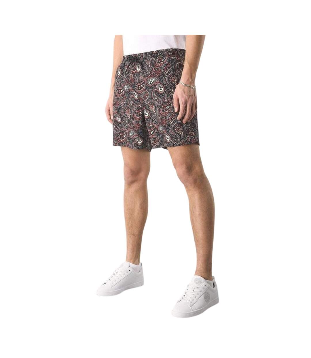 Short De Bain Natation Homme Noir Imprimé Pretty Green-3