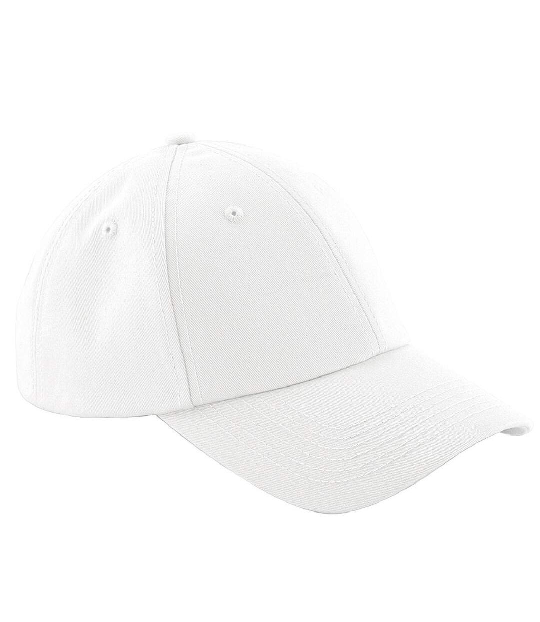 Casquette Baseball Adulte Unisexe Blanc Beechfield-2