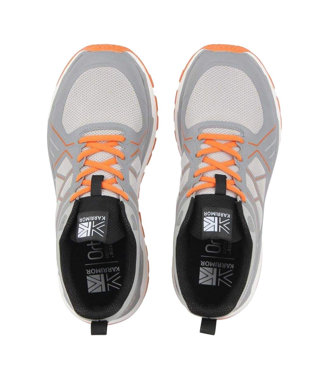 Mens Venom Shoes Grey Orange Karrimor-3