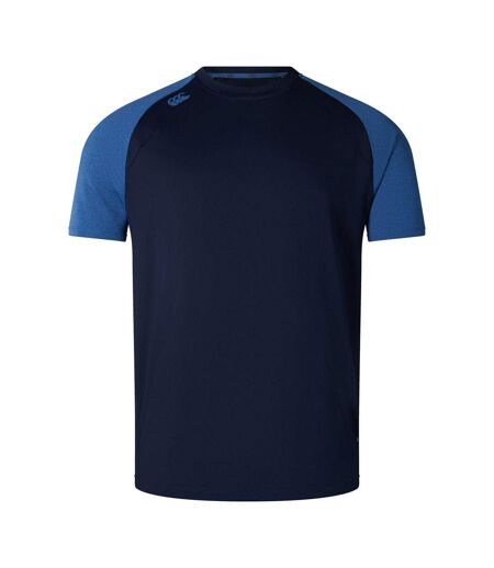 T-shirt Manches Raglan Sport Elt Homme Bleu Marine Chiné Canterbury