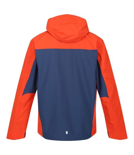 Coupe-vent birchdale homme bleu amiral / rouge orangé Regatta