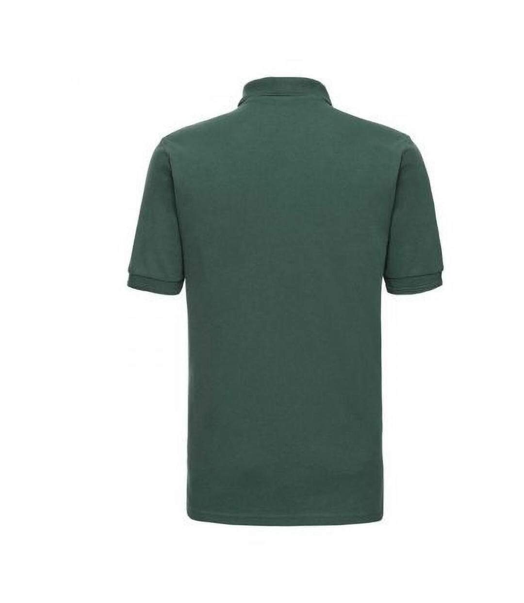 Polo À Manches Courtes Hommes Vert Foncé Russell-3