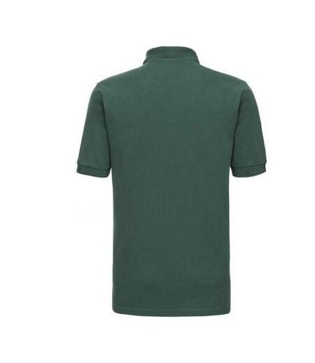 Polo À Manches Courtes Hommes Vert Foncé Russell