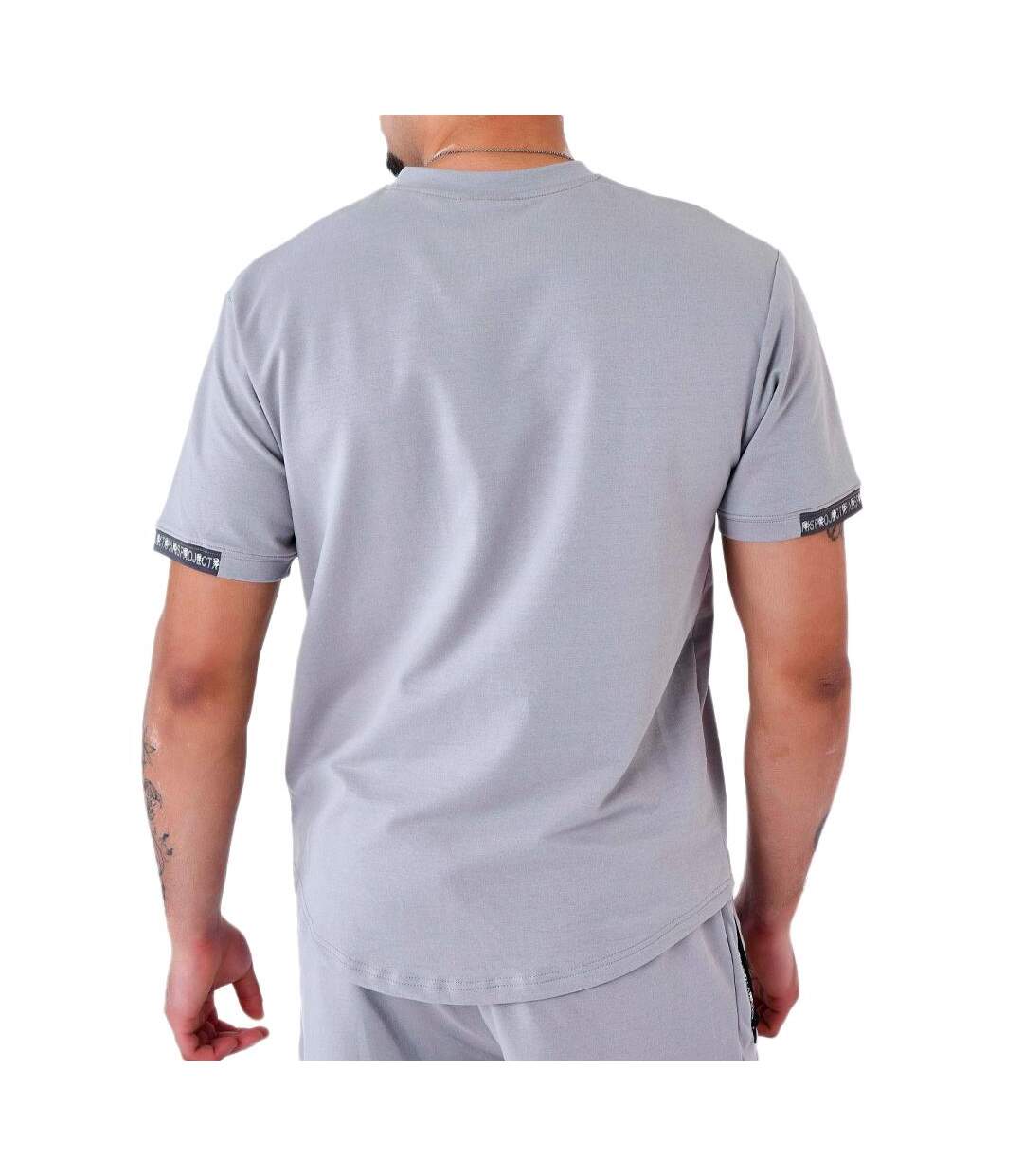 T-Shirt gris/blanc homme project x paris-2