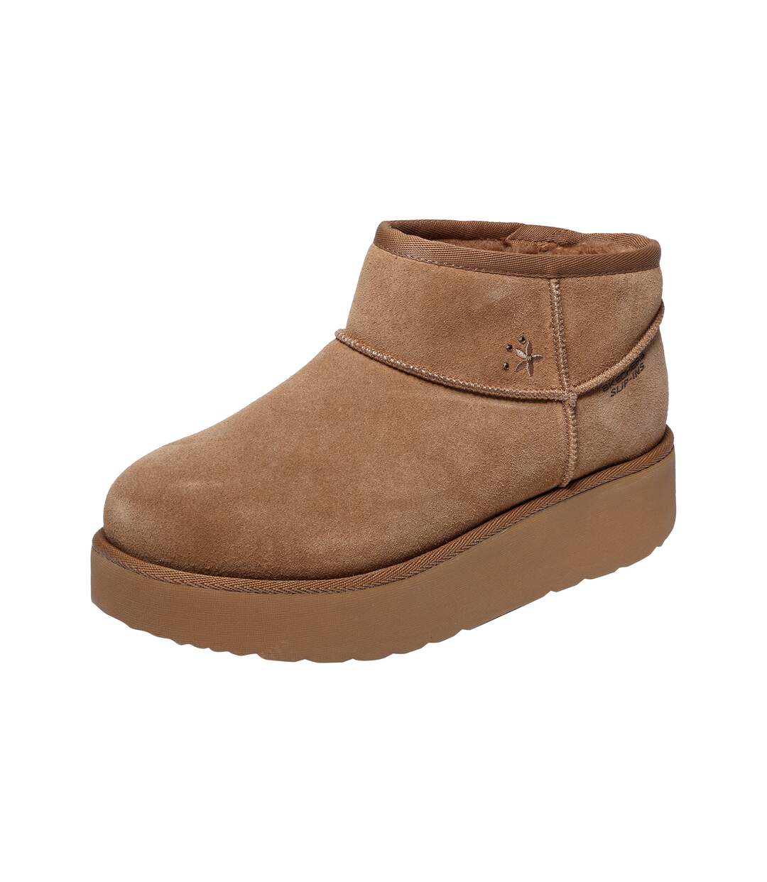 Bottine Cuir Slip-In Skechers Keep Cozy-3