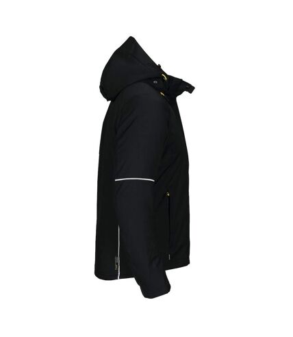 Projob Womens/Ladies Contrast Padded Jacket (Black) - UTUB759