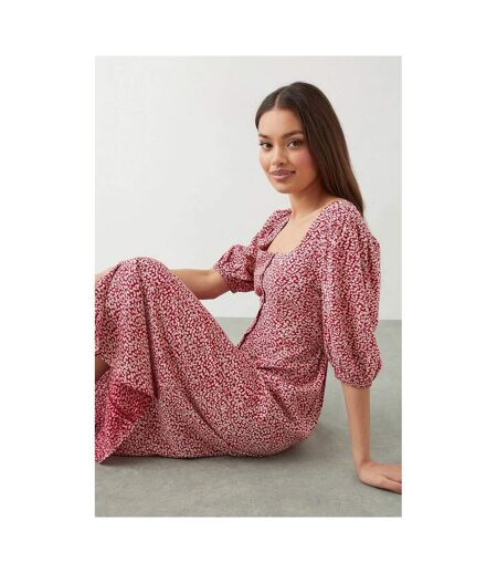 Robe Mi-longue Femme Rouge Dorothy Perkins