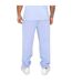 Mens Arched Logo Joggers Blue Blank Essentials-4