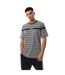 T-shirt Motif/style À Rayures Montesano Homme Bleu Marine Marshall Artist-1