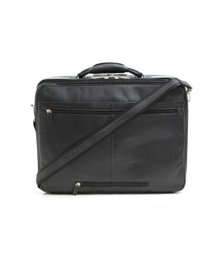 Katana - Attaché-case polyvalent en cuir - noir - 2726