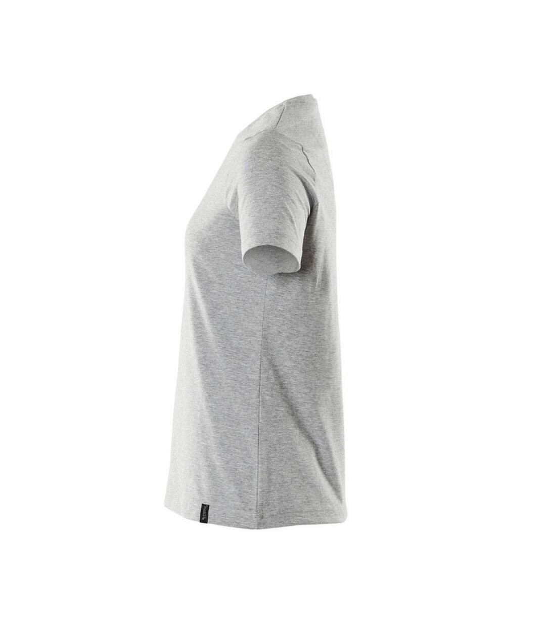 Womens/ladies Crossover T-shirt Grey Mascot-4