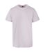 T-shirt Motif/style Délavé À L'acide Adulte Lilas Clair Build Your Brand-1