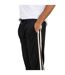 Pantalon De Jogging Motif/style Rayure Latérale Homme Noir Vif Brave Soul-4