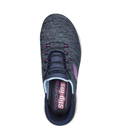 Skechers Womens/Ladies Dazzling Haze Sneakers (Navy/Purple) - UTFS10045