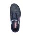 Womens/ladies dazzling haze trainers navy/purple Skechers