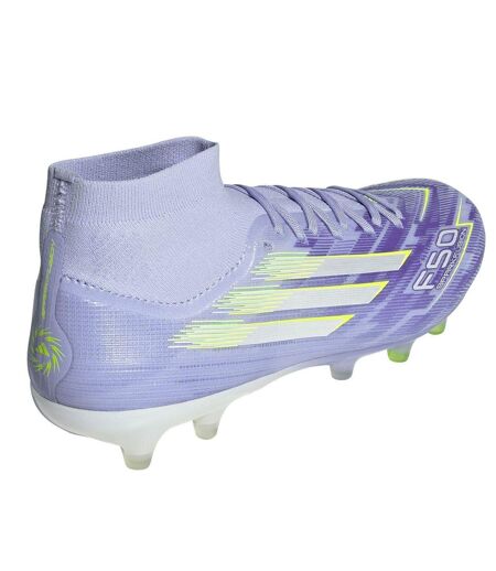 Chaussures De Foot Pour Terrain Ferme F50 Femme Violet Citron Adidas