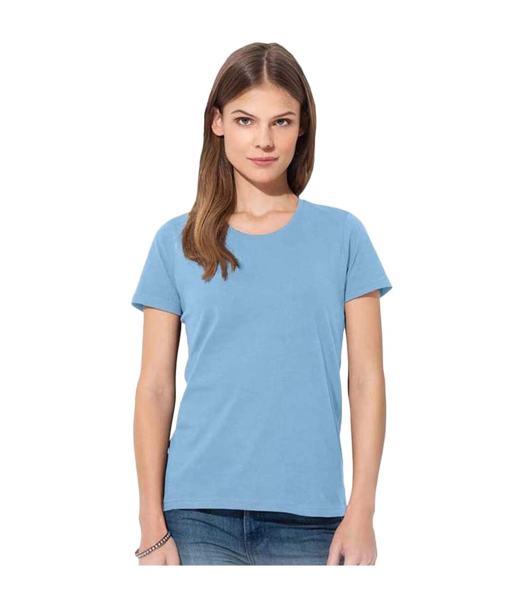 T-shirt femmes bleu clair Stedman-2