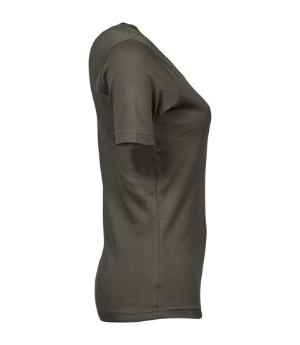 Tee Jays - T-shirt à manches courtes 100% coton - Femme (Vert foncé) - UTBC3321