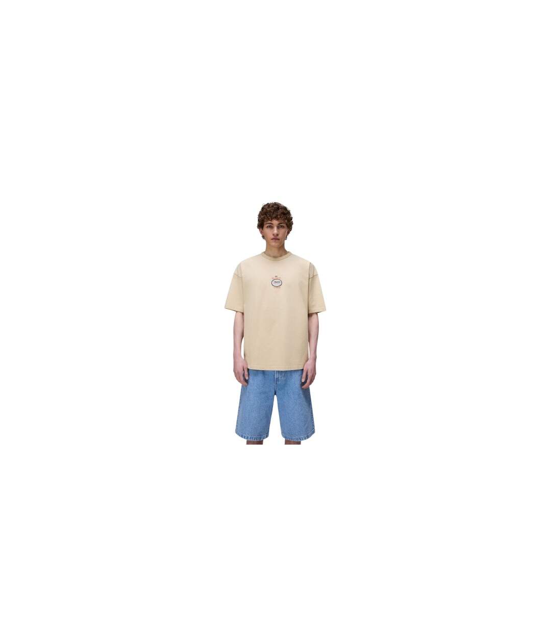 T-shirt Krous Homme Beige Napapijri-1
