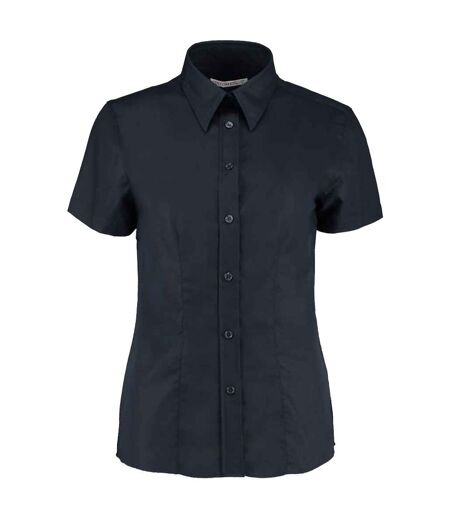 Chemisier Manches Courtes Femme Bleu Marine Français Kustom Kit