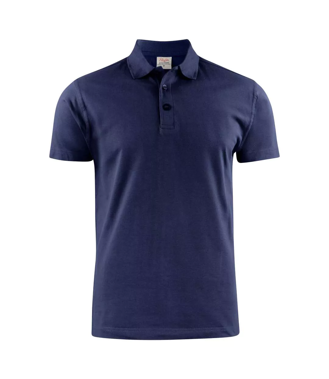 Mens Surf Light Rsx Melange Polo Shirt Dark Navy Printer-2