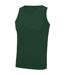 Mens tank top bottle green AWDis Cool