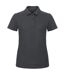B&C Womens/Ladies ID.001 Plain Short Sleeve Polo Shirt (Anthracite) - UTRW3525
