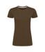 T-shirt Perfect Print Femme Kaki SG-1