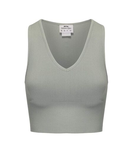 Lot De 2  Haut Court Femme Vert Blanc Cassé Slazenger