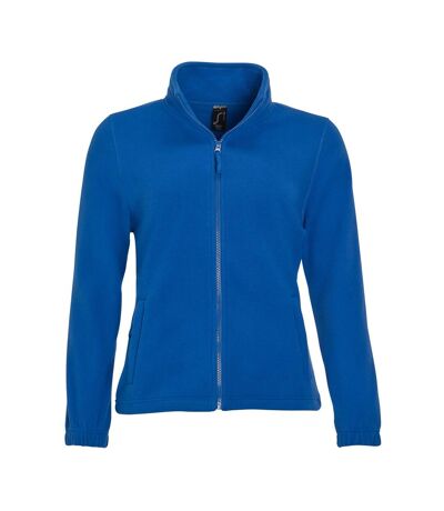 SOLS Womens/Ladies North Full Zip Fleece Jacket (Royal Blue)