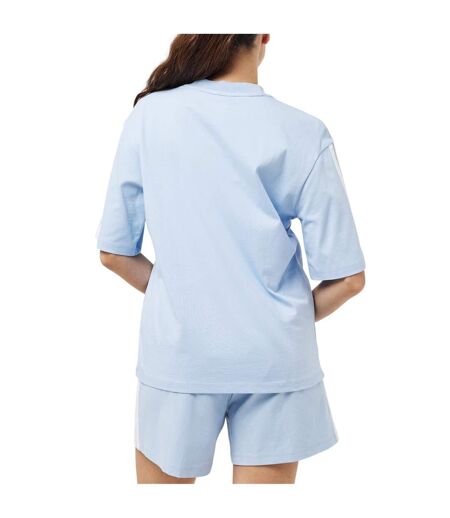 T-shirt Motif/style 3 Rayures Essentials Femme Bleu Pâle Adidas