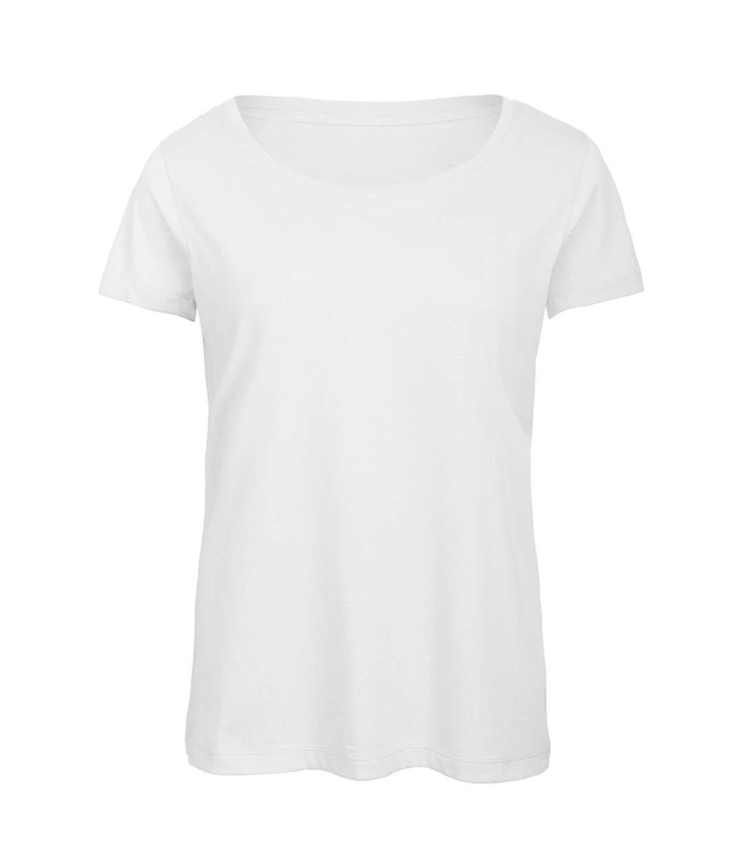 T-shirt femme blanc B&C-1