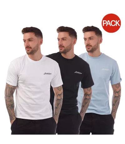 T-shirts Beau Footprint Homme Blanc Noir Bleu Jack And Jones