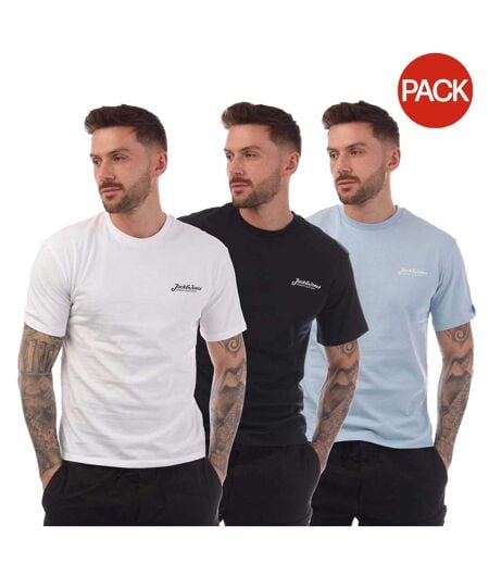 T-shirts Beau Footprint Homme Blanc Noir Bleu Jack And Jones