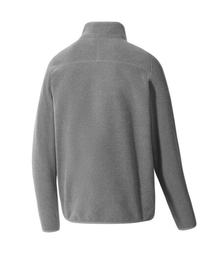 Mens Glacier Fleece Quarter Zip Sweatshirt Mid Grey The North Face