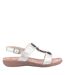 Sandales rosa femmes beige Fleet & Foster