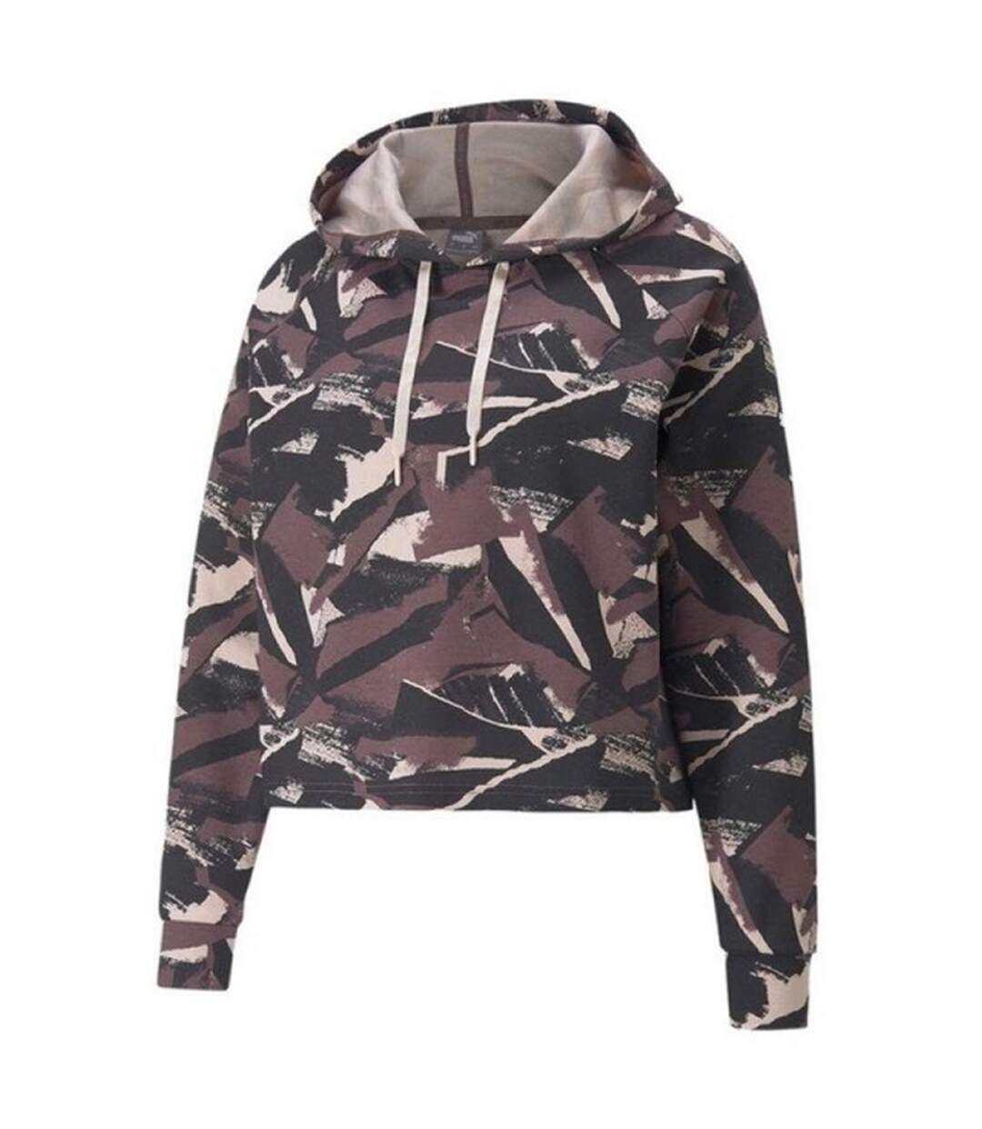 Sweat À Capuche Sports Style Imprimé Intégral Modern Femme Prune Puma-2