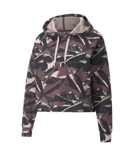 Sweat À Capuche Sports Style Imprimé Intégral Modern Femme Prune Puma