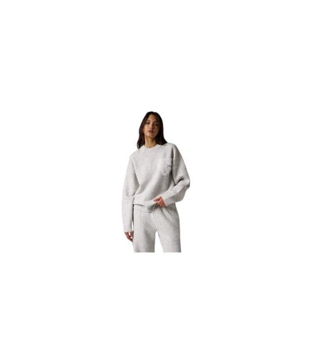 Womens/ladies Fluffy Winter Sweater Top Grey Couture