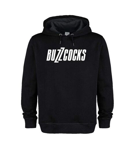 Unisex Adult Buzzcocks Logo Hoodie Black Amplified