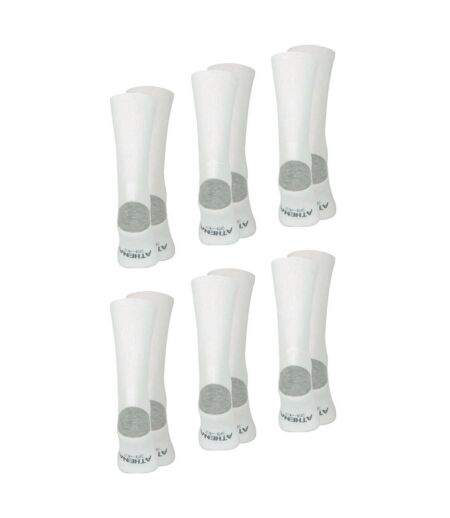 Lot de 6 mi-chaussettes homme Ecopack Sport Athena