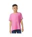 T-shirt enfant violet fuchsia Gildan-1