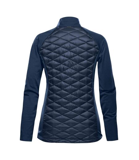 Womens/ladies Boulder Raglan Padded Jacket Indigo Blue Stormtech