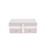 Boîte à Bijoux Design Lena 25cm Rose & Blanc-2