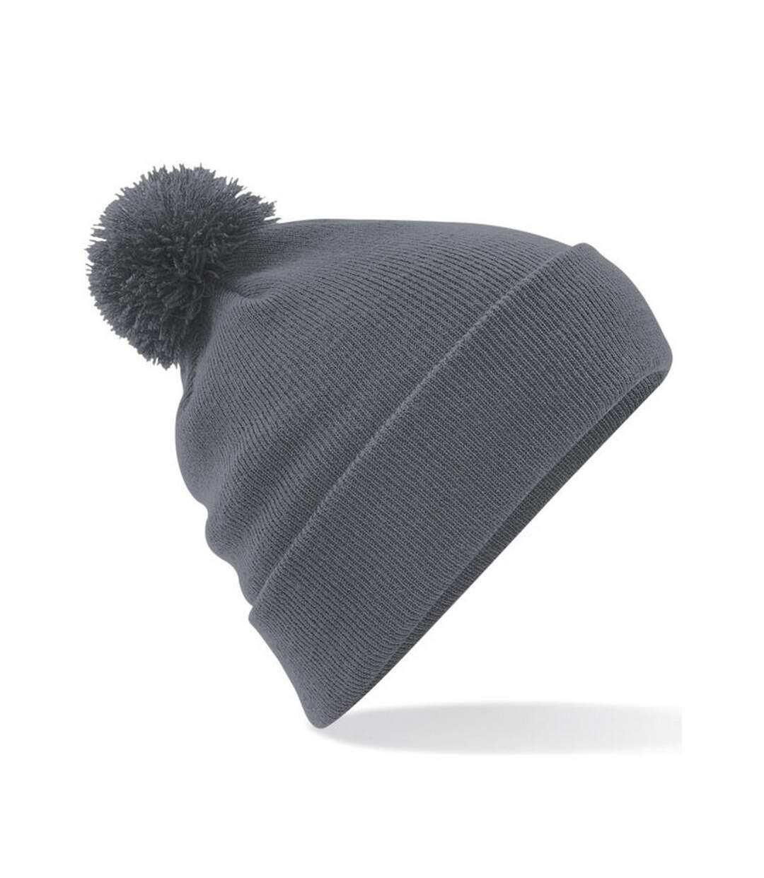 Original pom pom beanie graphite grey Beechfield-1