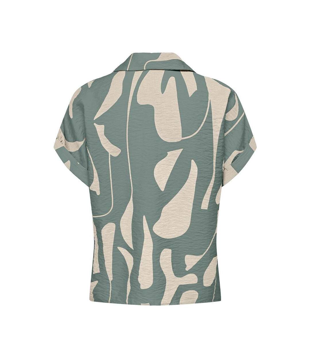 Blouse  beige/vert femme jdy ljdy-2